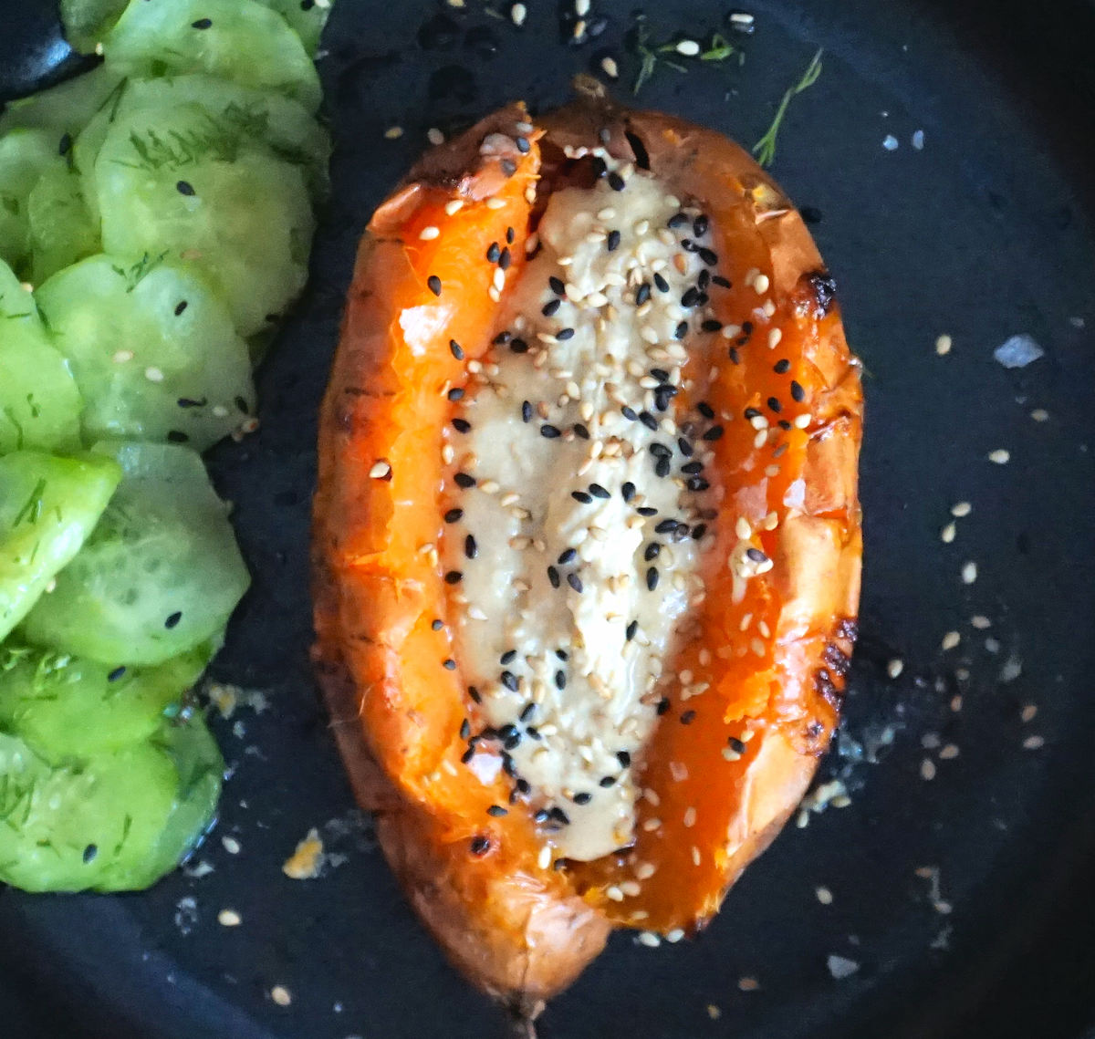 Sweet Potatoes With Tahini Recipe Cuisine Fiend